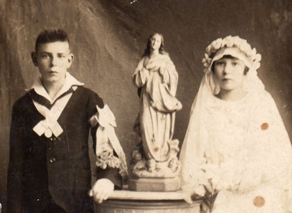 Fernando & sister Olga - First Holy Communion