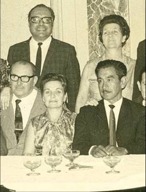 Arturo Jenkins,Blanca Caillaux, Onofre Sanhueza, de pie Olga