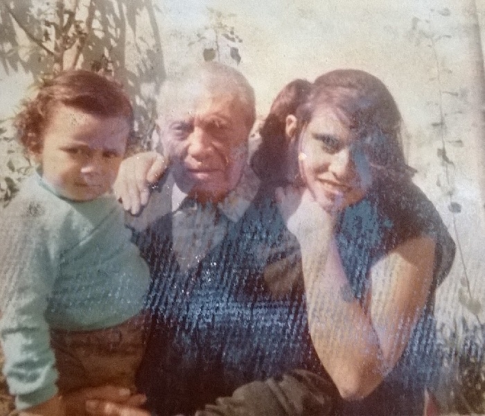 Luis con Chany y Joel Caillaux