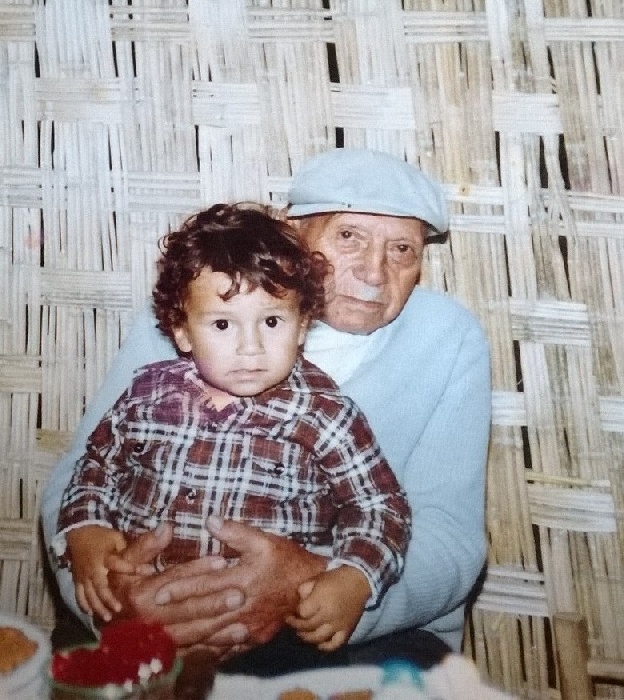 Luis (Luchito) y nieto Luis Joel